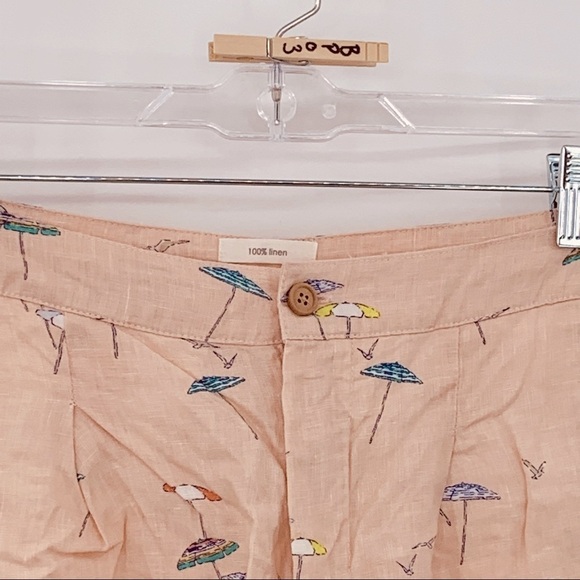 C&C California 100% Linen Cuffed Beach Umbrella Novelty Print - Picture 7 of 7